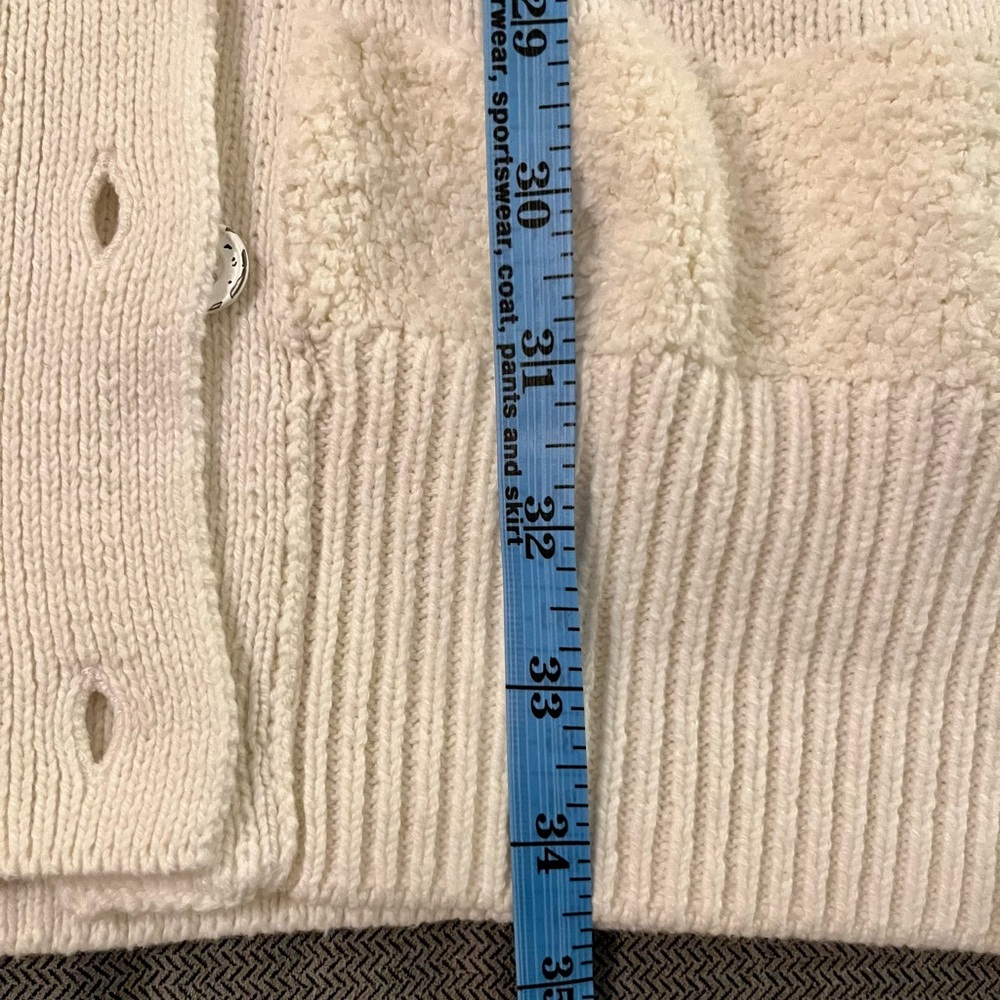 Daily Practice by Anthropologie Cream Striped Cardigan Sweater - Picture 9 of 11